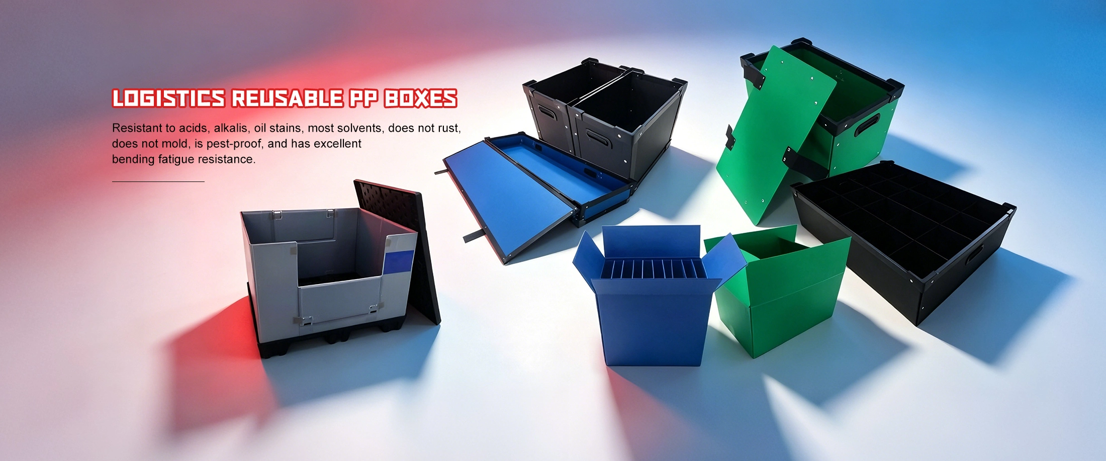 Logistics Reusable PP Boxes ຜູ້ຜະລິດໃນປະເທດຈີນ